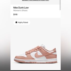 Womens Nike Dunk Low sneakers